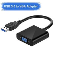 MMFCJZ ตัวแปลงแสดงผลหลายจอ7/8/10 1080P HD อะแดปเตอร์เคเบิล USB 3.0ไปยังตัวรับ VGA VGA USB 3.0ภายนอกกับสายวิดีโอ VGA ตัวแปลงวิดีโอตัวรับ VGA ไปยังตัวแปลงวีจีเอ USB