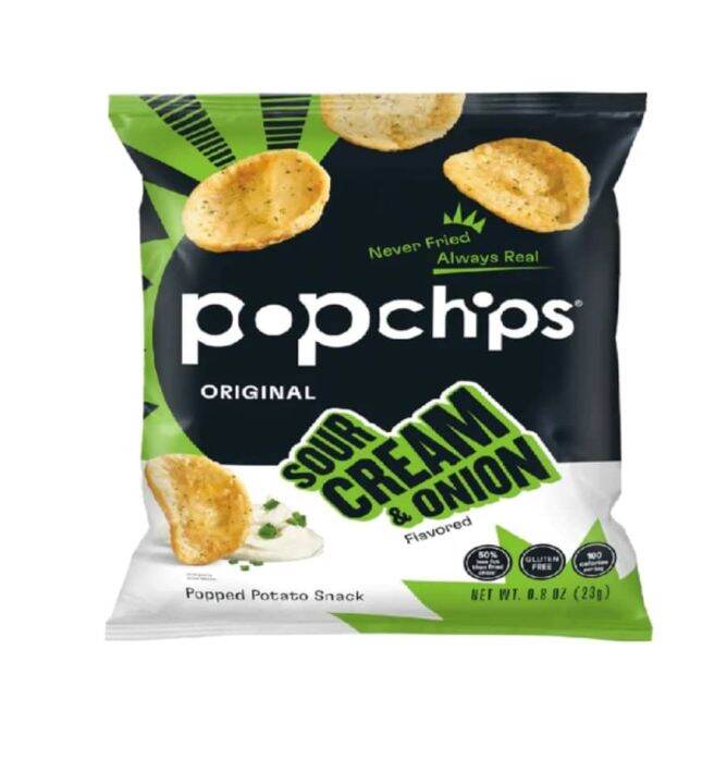 Popchips Original Sour Cream & Onion Flavored 23g Lazada PH