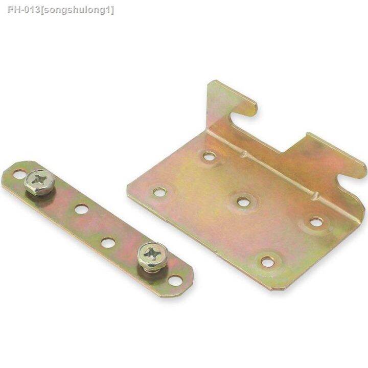 Solid Wood Bed Hinges Bracket Heavyduty Bed Hooks Fixed Corner Buckle