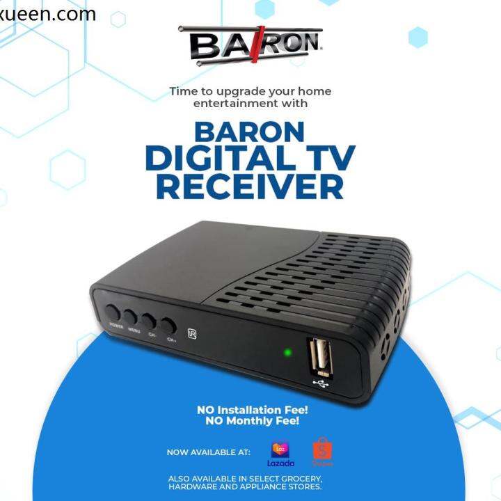 【READY STOCK】 ♛BARON DIGITAL TV RECEIVER (NO WIFI DONGLE)★ Lazada PH