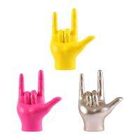 Modern Love You Finger Gesture รูปปั้น Figurine Rock Hand ประติมากรรมสะสมหัตถกรรมสำหรับเดสก์ท็อปชั้นวางหนังสือตกแต่ง Ornament