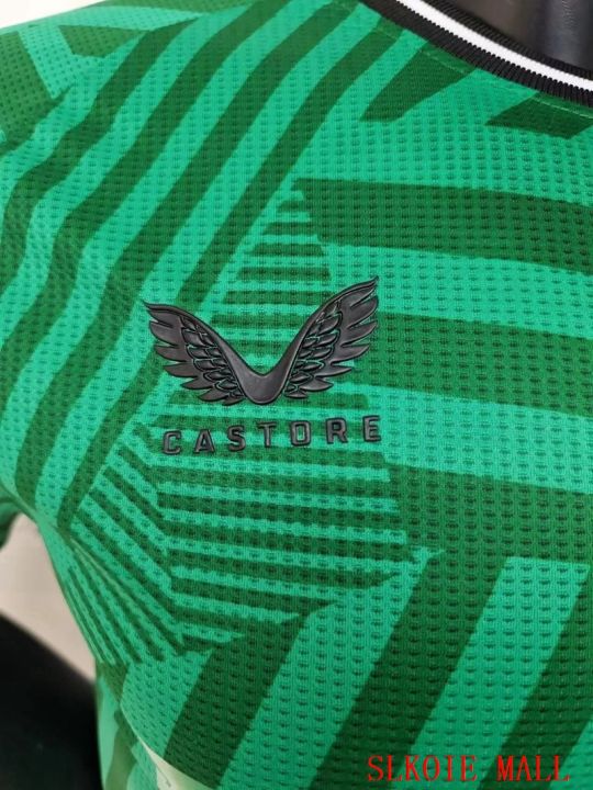 ห่างเสื้อสีเขียวเครื่องเล่นเสื้อแข่งฟุตบอลรุ่นคุณภาพสูง23-24นิวคาสเซิ่ลยูไนเต็ด