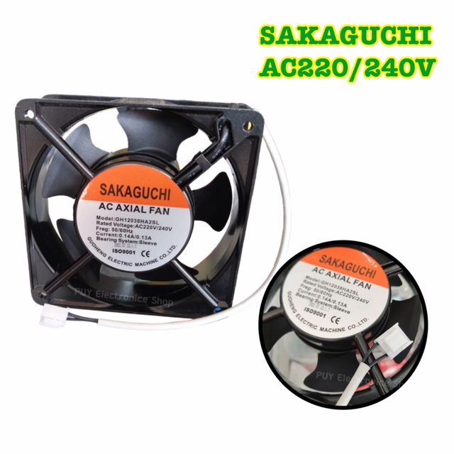 พัดลม-4-5-นิ้ว-220v-12cm-cooling-fan-ตัวขอบพัดลมเป็นเหล็ก-ระบายความร้อน-black-ใช้ไฟบ้านได้-พัดลม-4-5-นิ้ว-220v-cooling-fan-ต่อกับปลั๊กไฟตัวผู้