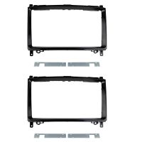 2X 2Din Radio Fascia for Sprinter B200 W169 W245 2004-2012 DVD Stereo Frame Plate Adapter Mounting Dash