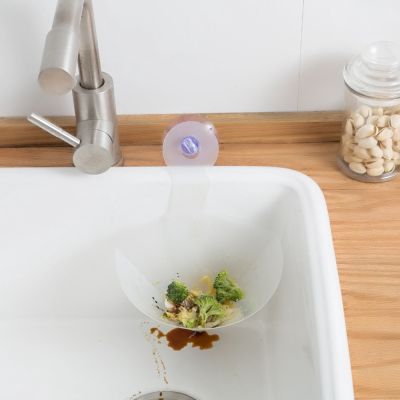 Kitchen Self-Standing Stopper Anti-Blocking Device Foldable Filter Simple Sink Recyclable Collapsible Drain Basket Flter