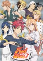 6สไตล์เลือก Food Wars อะนิเมะมังงะรูปภาพศิลปะภาพยนตร์พิมพ์โปสเตอร์ผ้าไหมของตกแต่งผนังบ้าน24X36นิ้ว69F 0726