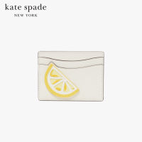 KATE SPADE NEW YORK LEMON DROP APPLIQUÉ CARDHOLDER KC056 กระเป๋าใส่บัตร