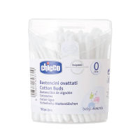 Chicco Regular Cotton Buds สำลีก้าน คัตตอนบัต ผ้าคอตตอน 100% นุ่มและยืดหยุ่น