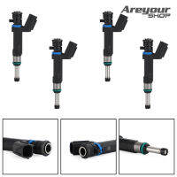 Areyorushop 4PCS หัวฉีดน้ำมันเชื้อเพลิงรถยนต์ 16600-1KT0A สำหรับ Nissan Versa 1.6L L4 2012-2015 HR16DE