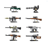 DIY Diamond Particle Creative ทหารอุปกรณ์ประกอบ Gatling AK47 Rocket Building Block ของเล่น Sniper Series