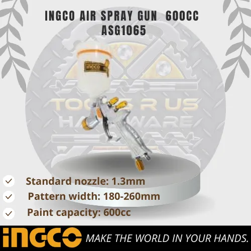 Ingco top Grade Air Spray Gun 600CC ASG1065 Lazada PH