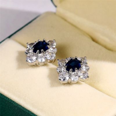 【YF】▨  Huitan Stud Earrings for Design Noble Ladys Ear Accessories Anniversary JewelryTH