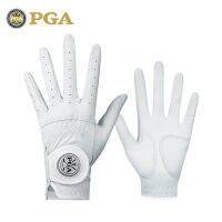 US PGA ถุงมือกอล์ฟสำหรับผู้หญิง,ถุงมือหนังแกะใส่เล่นกอล์ฟถุงมือหนังนุ่มสวมใส่สบายและทนทานต่อการฉีกขาดส่งเครื่องหมาย