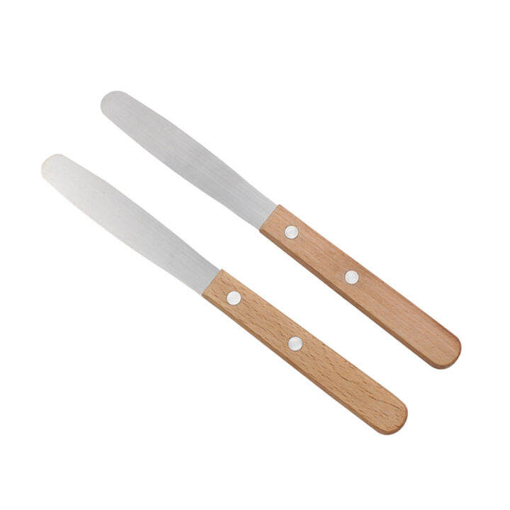 2Pc Mixing Spatula Dental Plaster Spatula Wax Dental Materials