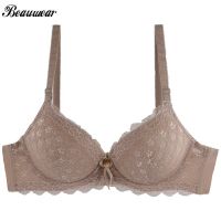 【CW】 Beauwear Padded Push Up Sutien for Women Sexy Lingerie Tops Lace Embroidery Everyday Push Up Bras 85 90 95 100 B C Cup