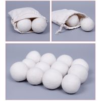 【CW】 Reusable Wool Dryer Balls Softener Washing Machine Fleece Dry