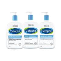 Cetaphil Gentle Skin Cleanser 3x1000ml เซตาฟิล เจนเทิล สกิน คลินเซอร์ (Value Pack)