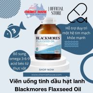 [Hàng chuẩn Úc] Viên uống tinh dầu hạt lanh Blackmores Flaxseed Oil 1000mg thumbnail