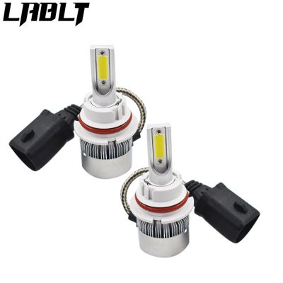 Hb5 9007 6000K 8000lm หลอดไฟไฟหน้ารถมอเตอร์ไซค์แบบ Led ชุดการแปลงลำแสงสูงต่ำคู่