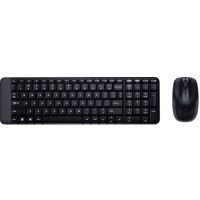 WIRELESS KEYBOARD &amp; MOUSE (คีย์บอร์ดและเมาส์ไร้สาย) LOGITECH MK220 WIRELESS (BLACK)