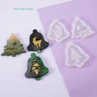 Clay Mold For DIY Christmas Crafts Gypsum Plaster Mold For Christmas Decorations Snowflake Silicone Mold Elk Silicone Mold Christmas Tree Silicone Mold