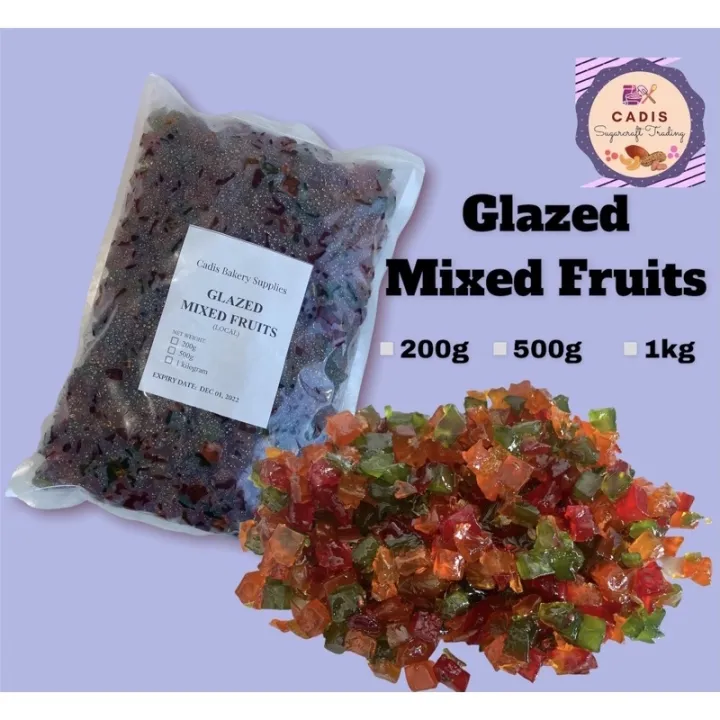 GLAZED MIXED FRUITS 200g 500g 1kg Lazada PH