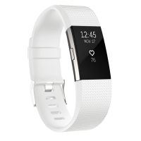 【Cod】 ZOROOM Honecumi สายรัดข้อมือสำหรับ Fitbit Charge 2สายนาฬิกาข้อมือ TPU อุปกรณ์เสริมสายรัดข้อมือสำหรับ Fitbit Charge 2สร้อยข้อมือสีโรสโกลด์/ เงิน