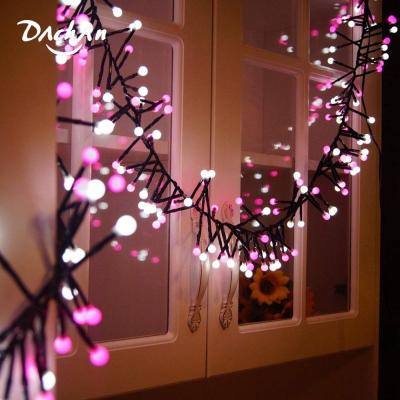 Globe String Lights, CE Listed Plug In 10 ft/3 M 400 LED Ball Fairy Lighting [Waterproof] [8 Modes] for Outdoor Indoor Bedroom P