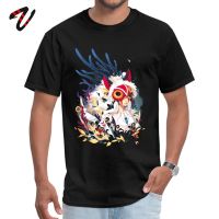 Latest Men T-shirts Princess Mononoke Normal Tops Shirts Stalin Halloween Sleeve Family T Shirt Round Neck Drop Shipping