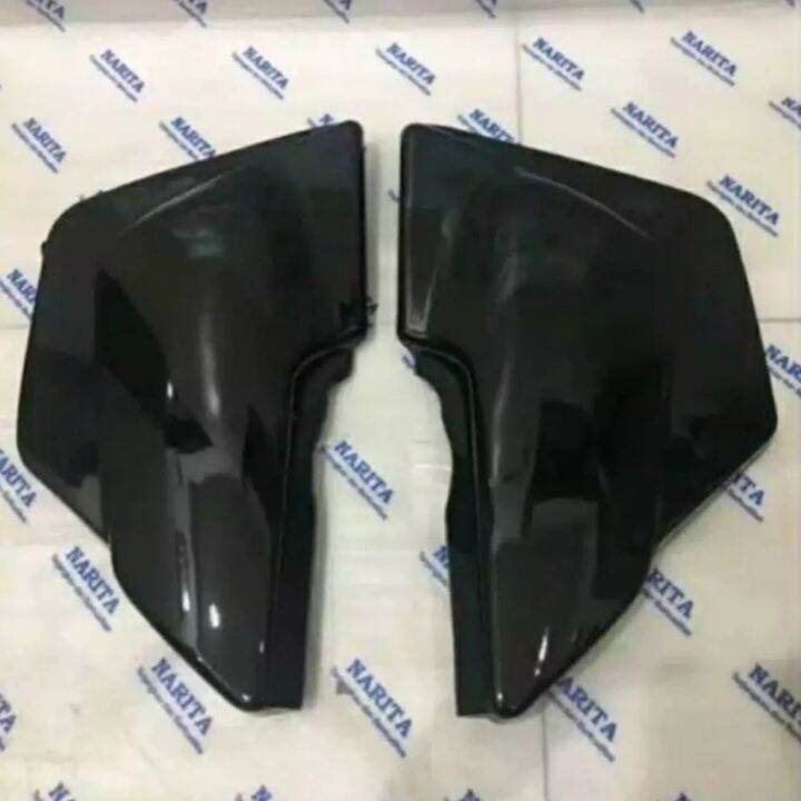 Box accu tutup aki Thunder 125 hitam set kanan kiri | Lazada Indonesia