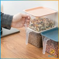 TookJai กล่องเก็บอาหารตู้เย็น ""มีที่จับ"" มีฝาปิด Portable refrigerator food storage box