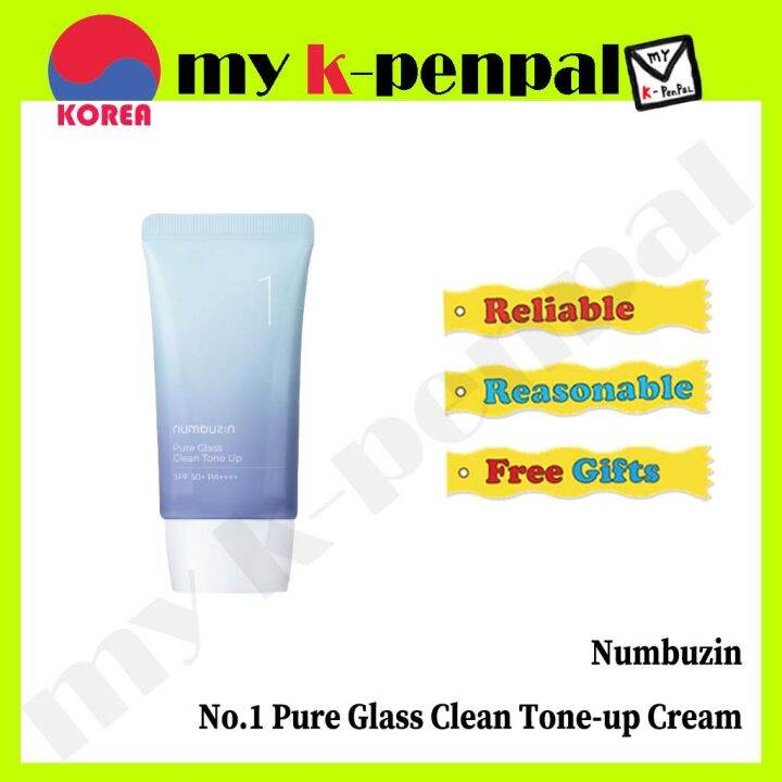 [numbuzin] No.1 Pure Glass Clean Tone Up SPF50+ PA+++ 50ml 1EA / Korean