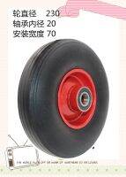 [COD] 10 Inch 350-4 Rubber Trolley Wheels Cart Trailer Snack Accessories Casters Heavy Load