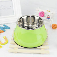 New Pet Bowl Stainless Steel Non-slip Cat Food Bowl Dog Bowl High-foot Cat Feeder Medium and Small Dog Feeder Drinking Bowls