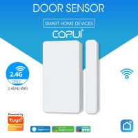 CoRui WiFi Smart Door/Window Sensor Alarm For Burglar Home Security Warning System Real-time Status Monitor Smart Scene Linkage Household Security Sys