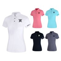 New Golf Clothing Ladies Top Short-Sleeved t-Shirt Fashionable Versatile Breathable Outdoor Sports Leisure Jersey T2334GOLF