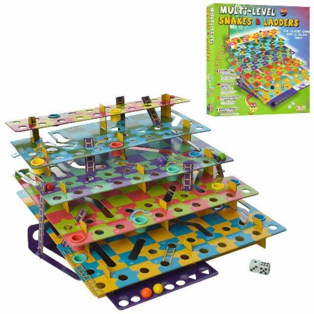 เกมบันไดงู-3d-multi-level-snakes-amp-ladders-บันไดงู-3-มิติ-บริการเก็บเงินปลายทาง