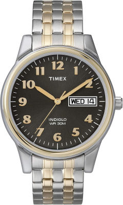 Timex Mens Charles Street Watch Two Tone/Black