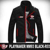 Wp Elegant Playmaker MM93 Marc Marquez Black Daily Motorcycle Ball Jacket For Men Women