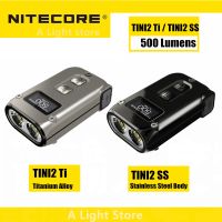 Nitecore Flashlight TINI2 Ti TINI2 SS Key Light Keychain Flashlight Pocket Flashlight Waterproof Outdoor Hiking Camping Torch Rechargeable  Flashlight