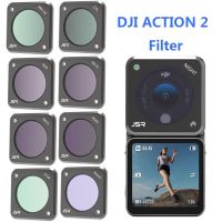 Action 2 Filter UV CPL ND NDPL NIGHT STAR มาโครชุดตัวกรองกระจกออปติคอล10X สำหรับอุปกรณ์เสริมกล้อง Action2 DJI Osmo