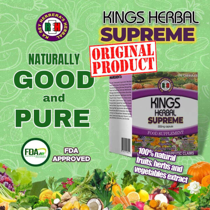 Kings Herbal Supreme Capsules 550 mg per capsule Lazada PH