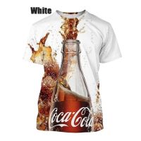 NEW Coca Cola Casual Round Neck 3d Printing Pepsi Cool Hip-hop T-shirt Neutral Short Sleeve Fashion