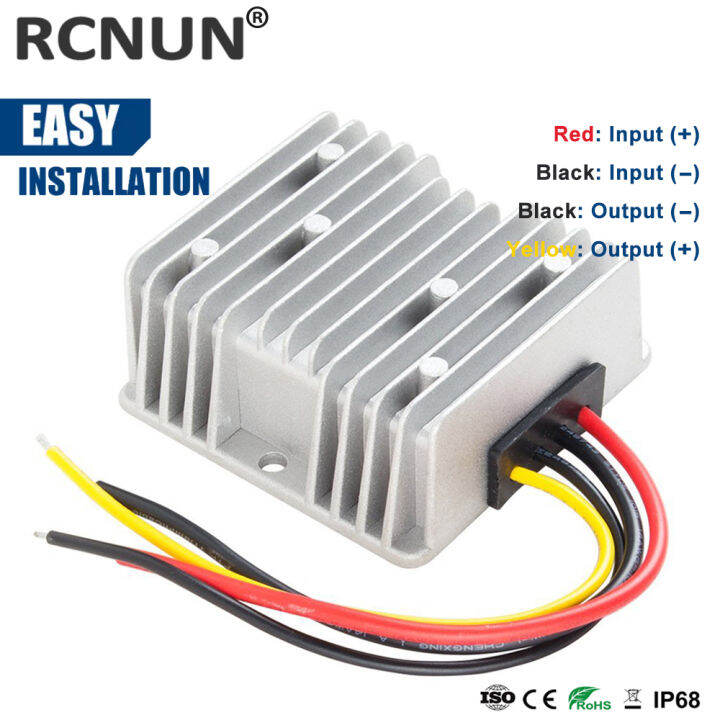 rcnun-36โวลต์48โวลต์ถึง5โวลต์15a-20a-dc-dc-s-tep-down-แปลง-regulator-48โวลต์ถึง5โวลต์100วัตต์-led-แหล่งจ่ายไฟสำหรับรถยนต์เรือ