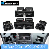 LHD RHD ซ้ายขวากลางเครื่องปรับอากาศ AC Vent Grille Outlet สำหรับ Benz C Class W204 C180 C200 C220 C230