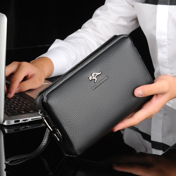 layor-wallet-จิงโจ้แบรนด์หรูผู้ชายกระเป๋าคลัทช์หนังกระเป๋ายาวรหัสผ่านกระเป๋าเงินธุรกิจคล้องโทรศัพท์กระเป๋าสตางค์ชายกระเป๋าที่มีประโยชน์สบายๆ