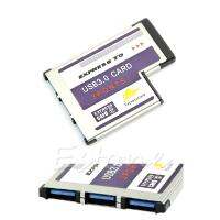 Expresscard 54 มม.3 พอร์ตUSB 3.0 อะแดปเตอร์Expresscardไปยังแล็ปท็อปชิปFL1100