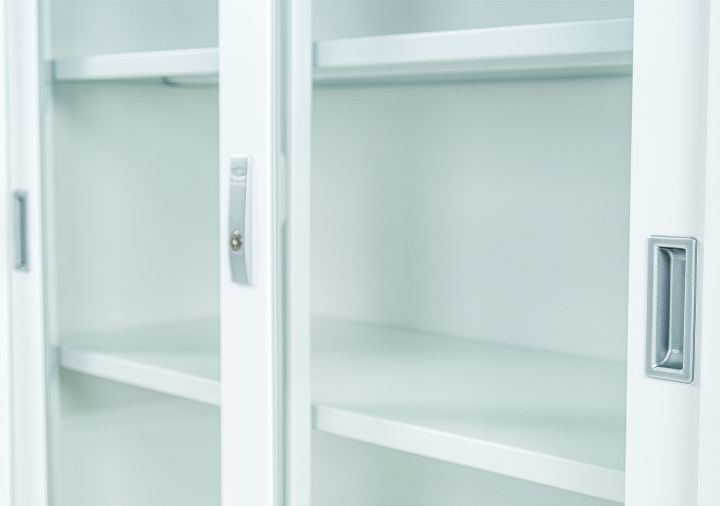 lucky-ตู้บานเลื่อนกระจก-รุ่น-dg-324-ตู้เก็บเอกสารเหล็กสีขาว-สำหรับบ้านและสำนักงาน-ตู้เก็บของ-cabinet-by-สยามสตีลอินเตอร์เนชั่นแนล-siam-steel