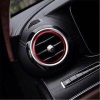 、‘】【’ 7PCS Exterior A/C Air Vent Outlet Ring Cover Trim For Mercedes Benz C Class 2015 W205 C180 C200 C250 C300 C400 GLC 2016