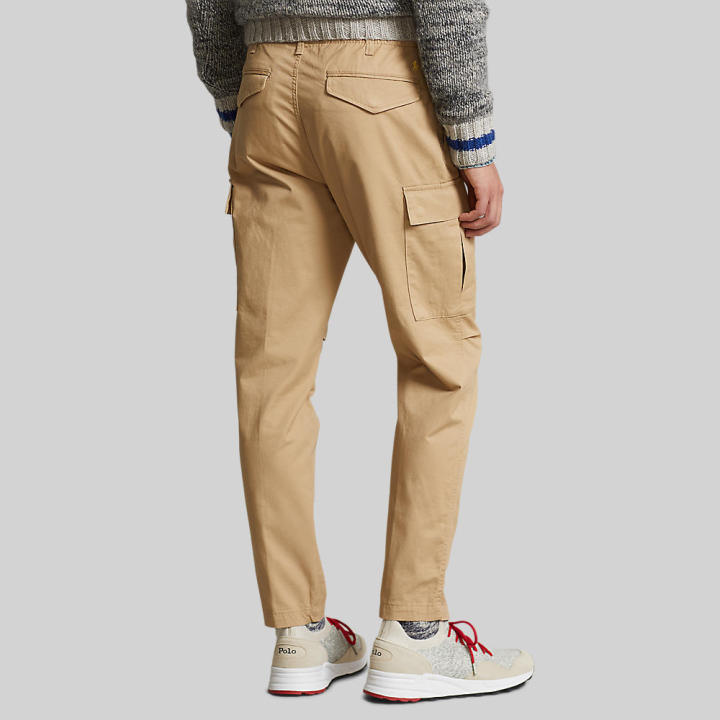 polo-ralph-lauren-pants-stretch-slim-fit-chino-cargo-pant-กางเกงขายาว-รุ่น-mnpopnt14a20069-สี-250-beige-khaki